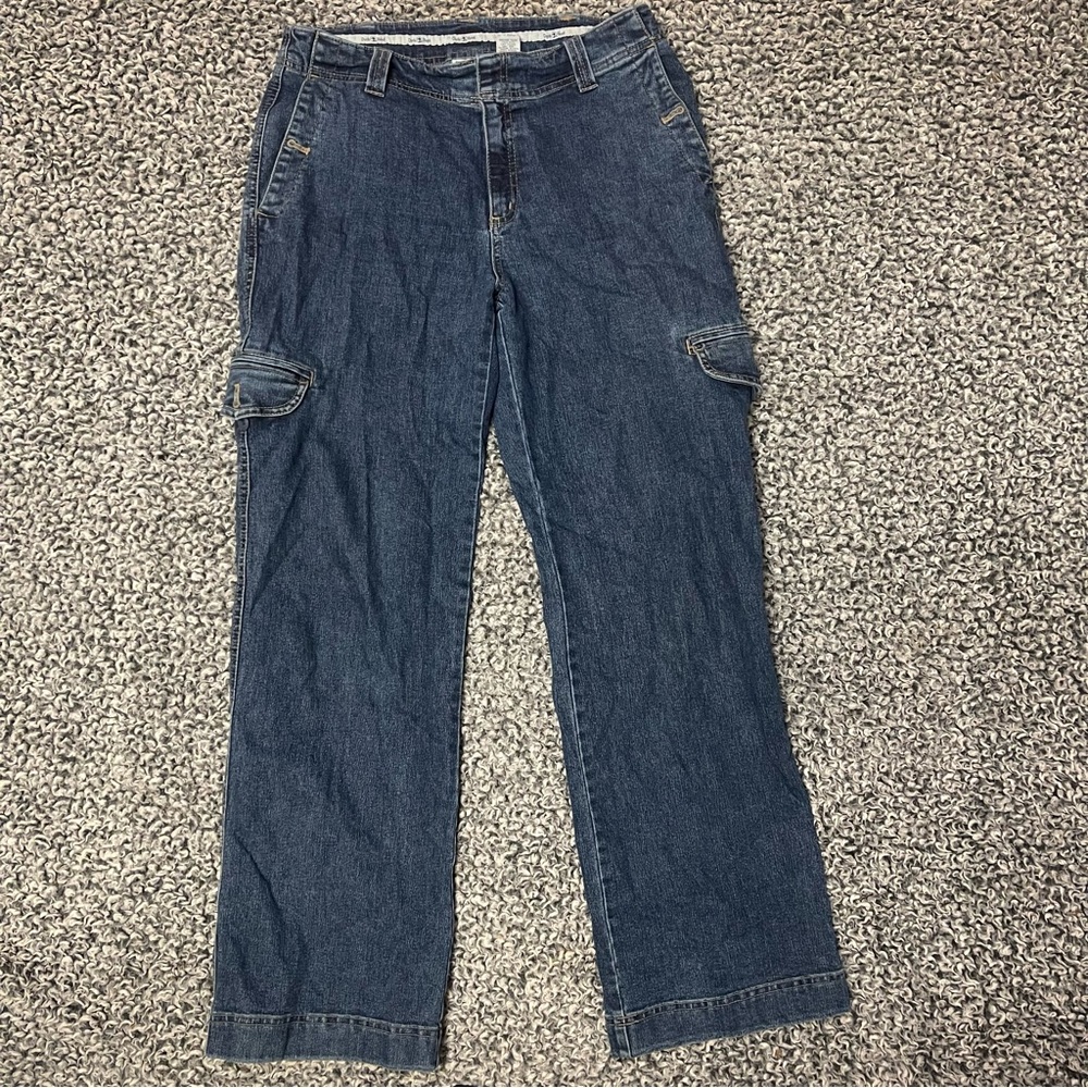 Duck Head Women's Cargo Blue Jeans